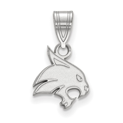 Texas State University Bobcats Small Pendant in Sterling Silver 0.72 gr