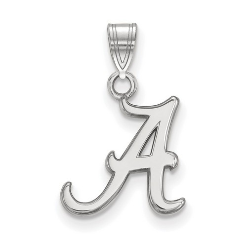 University of Alabama Crimson Tide Small Pendant in Sterling Silver 0.81 gr