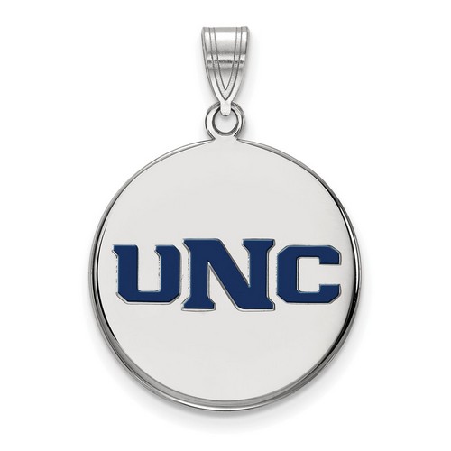 University of Northern Colorado Bears Large Sterling Silver Disc Pendant 4.24 gr