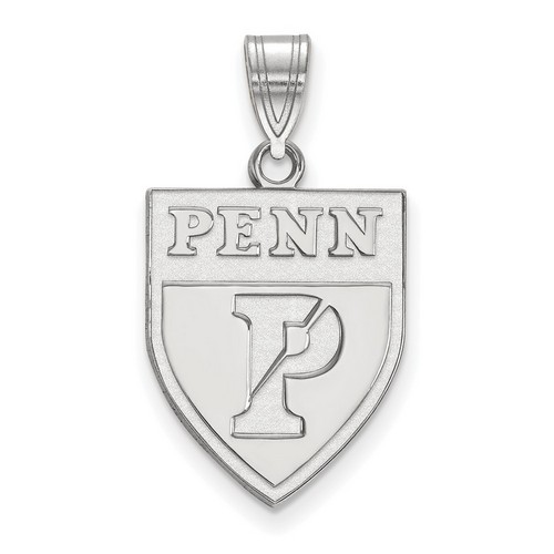 University of Pennsylvania Quakers Large Pendant in Sterling Silver 2.41 gr