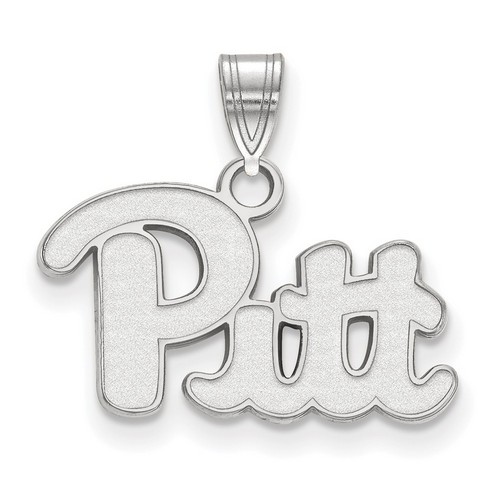 University of Pittsburgh Pitt Panthers Small Pendant in Sterling Silver 1.34 gr