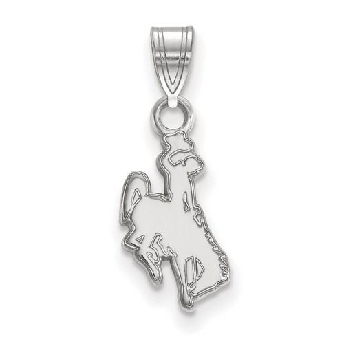 University of Wyoming Cowboys Small Pendant in Sterling Silver 0.62 gr