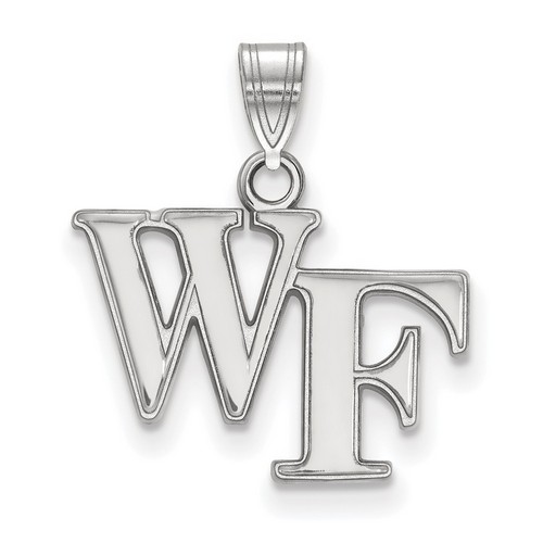 Wake Forest University Demon Deacons Small Pendant in Sterling Silver 1.26 gr