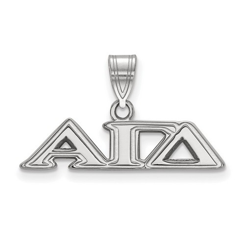 Alpha Gamma Delta Sorority Medium Pendant in Sterling Silver 1.59 gr