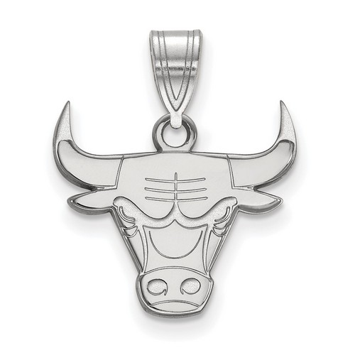 Chicago Bulls Medium Pendant in Sterling Silver 1.56 gr