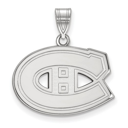 Montreal Canadiens Medium Pendant in Sterling Silver 2.97 gr