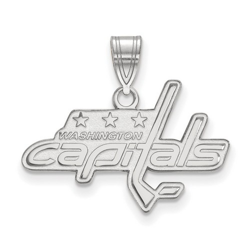 Washington Capitals Medium Pendant in Sterling Silver 1.81 gr