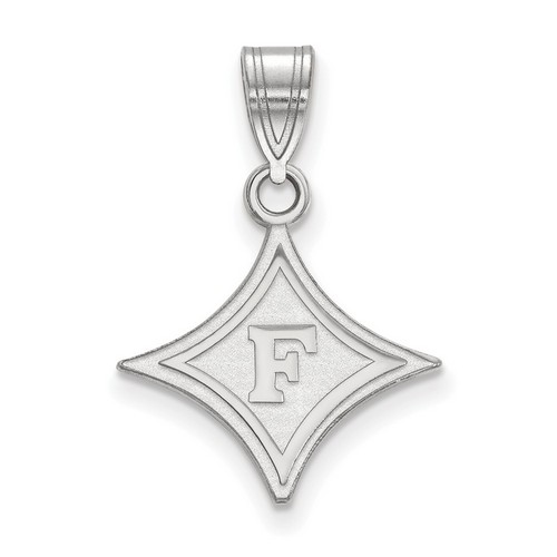 Furman University Paladins Medium Pendant in Sterling Silver 1.08 gr