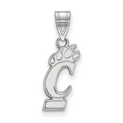 University of Cincinnati Bearcats Medium Pendant in Sterling Silver 0.99 gr