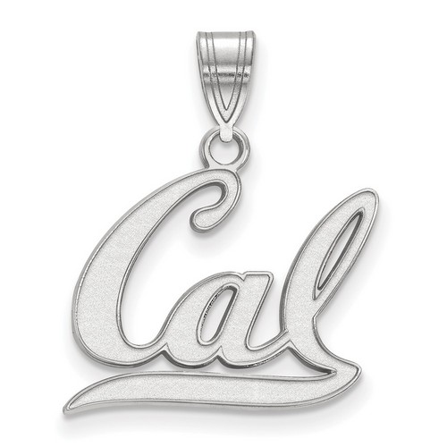UC Berkeley California Golden Bears Medium Pendant in Sterling Silver 1.52 gr