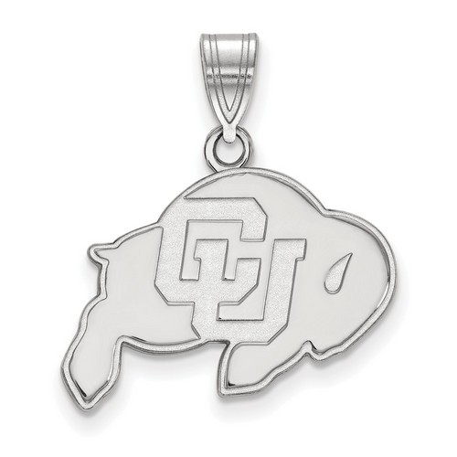 University of Colorado Buffaloes Medium Pendant in Sterling Silver 2.30 gr