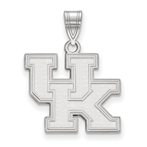 University of Kentucky Wildcats Medium Pendant in Sterling Silver 2.19 gr