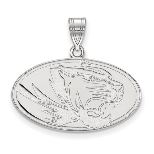 University of Missouri Tigers Medium Pendant in Sterling Silver 3.78 gr