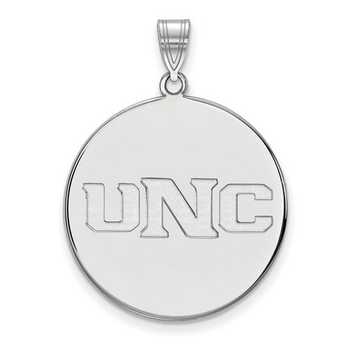 University of Northern Colorado Bears XL Disc Pendant in Sterling Silver 5.54 gr