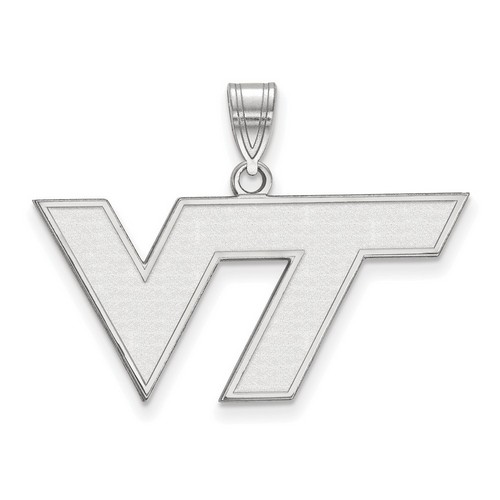 Virginia Tech Hokies Medium Pendant in Sterling Silver 2.91 gr
