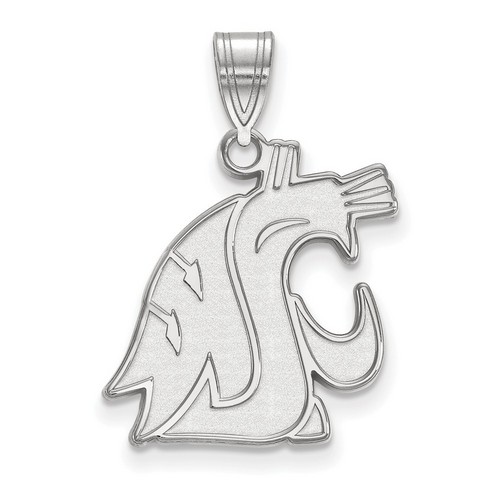 Washington State Cougars Large Pendant in Sterling Silver 1.87 gr