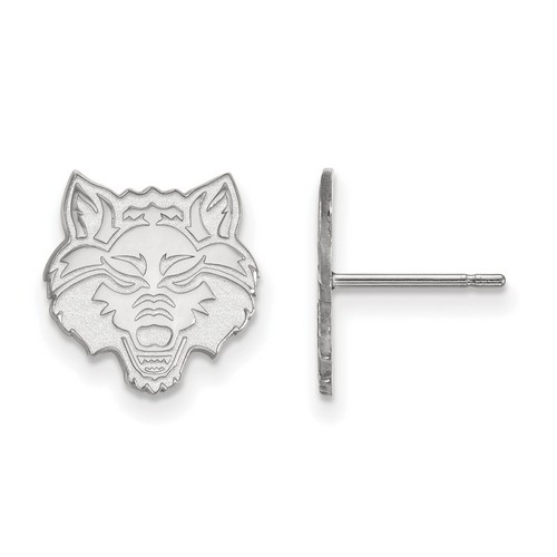 Arkansas State University Red Wolves Sterling Silver Post Earrings 1.54 gr