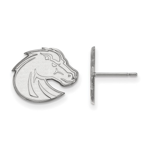 Boise State University Broncos Small Post Earrings in Sterling Silver 2.02 gr