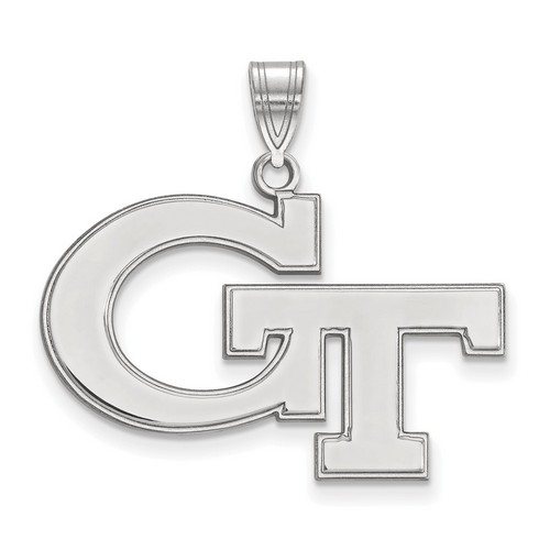 Georgia Tech Yellow Jackets Large Pendant in Sterling Silver 3.21 gr