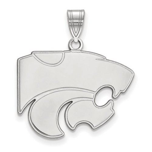 Kansas State University Wildcats Large Pendant in Sterling Silver 3.99 gr