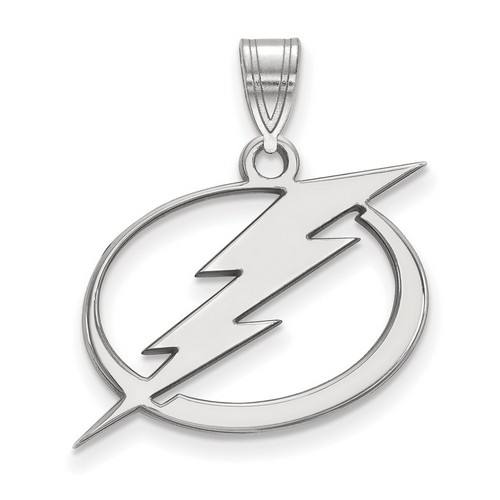 Tampa Bay Lightning Large Pendant in Sterling Silver 1.75 gr