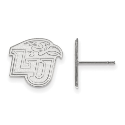 Liberty University Flames Small Post Earrings in Sterling Silver 1.91 gr