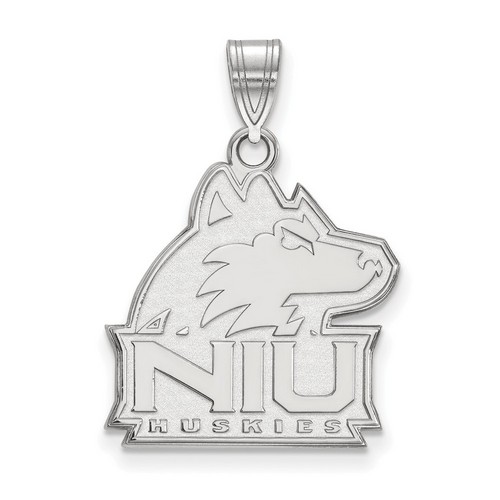 Northern Illinois University Huskies Large Pendant in Sterling Silver 2.93 gr