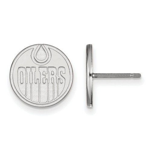 Edmonton Oilers Small Post Earrings in Sterling Silver 1.89 gr