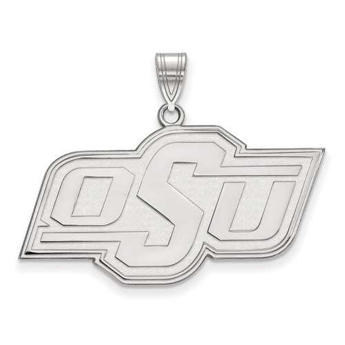 Oklahoma State University Cowboys Large Pendant in Sterling Silver 5.10 gr