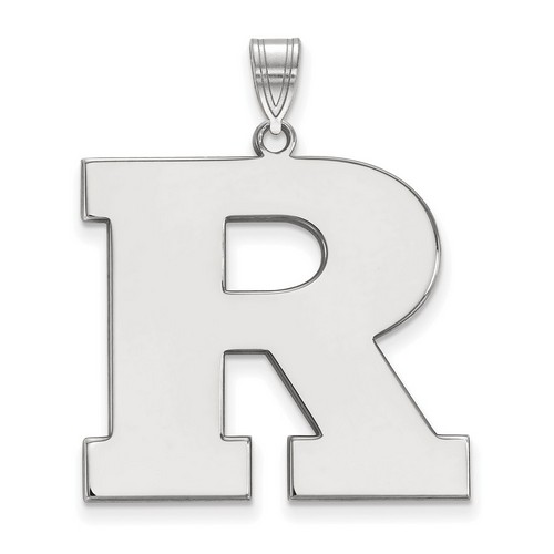 Rutgers University Scarlet Knights XL Pendant in Sterling Silver 6.39 gr