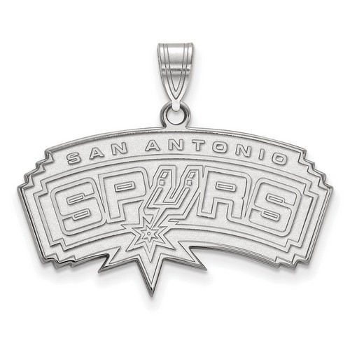 San Antonio Spurs Large Pendant in Sterling Silver 3.88 gr