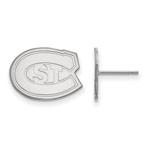 St Cloud State University Huskies Small Post Earrings in Sterling Silver 2.68 gr