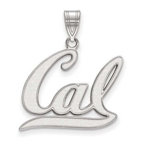 UC Berkeley California Golden Bears Large Pendant in Sterling Silver 2.19 gr
