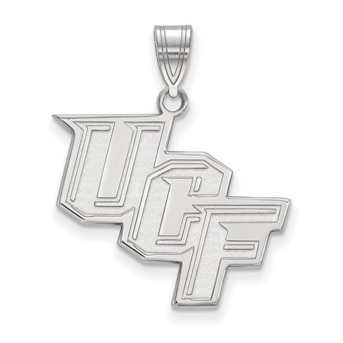 University of Central Florida Knights Large Pendant in Sterling Silver 2.57 gr