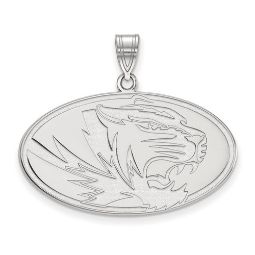 University of Missouri Tigers Large Pendant in Sterling Silver 7.27 gr