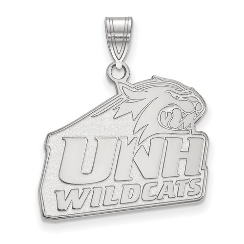 University of New Hampshire Wildcats Large Pendant in Sterling Silver 3.54 gr