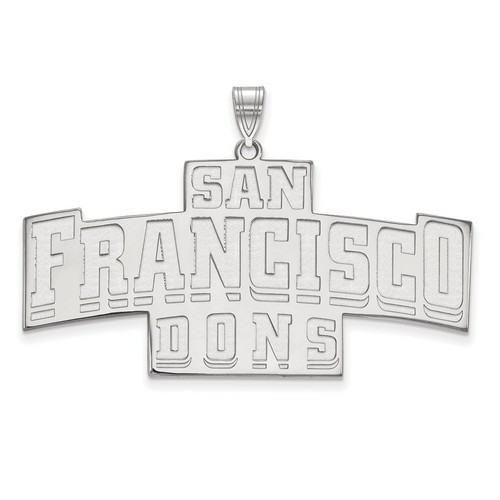 University of San Francisco Dons XL Pendant in Sterling Silver 9.07 gr