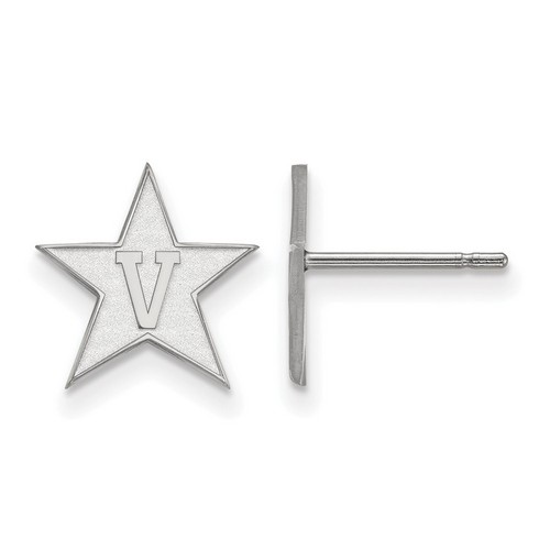 Vanderbilt University Commodores Small Post Earrings in Sterling Silver 1.13 gr