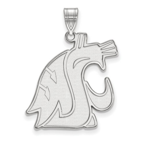Washington State Cougars XL Pendant in Sterling Silver 3.43 gr