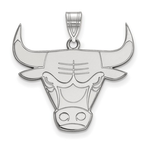 Chicago Bulls XL Pendant in Sterling Silver 3.66 gr