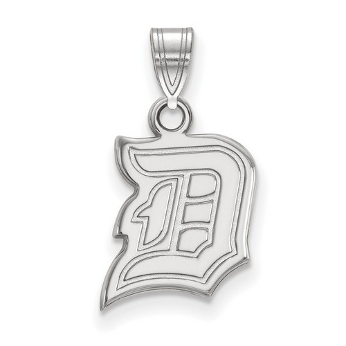 Duquesne University Dukes Small Pendant in Sterling Silver 1.40 gr