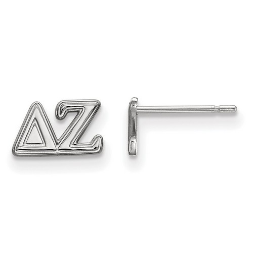 Delta Zeta Sorority XS Post Earrings in Sterling Silver 0.74 gr