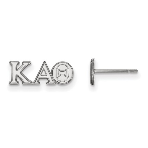 Kappa Alpha Theta Sorority XS Post Earrings in Sterling Silver 1.03 gr