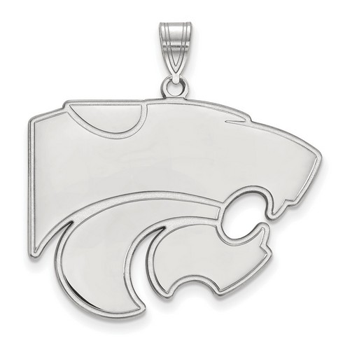 Kansas State University Wildcats XL Pendant in Sterling Silver 6.78 gr