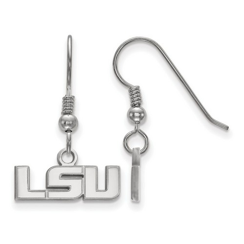 Louisiana State University LSU Tigers Sterling Silver Dangle Earrings 1.57 gr