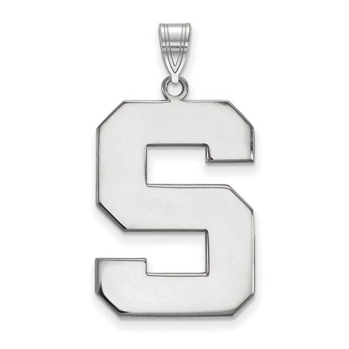 Michigan State University Spartans XL Pendant in Sterling Silver 4.21 gr