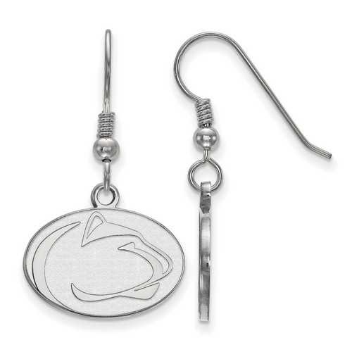 Penn State University Nittany Lions Small Sterling Silver Dangle Earrings 2.66gr