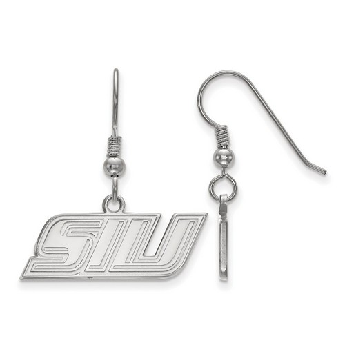 Southern Illinois University SIU Salukis Sterling Silver Dangle Earrings 3.29 gr