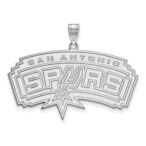 San Antonio Spurs XL Pendant in Sterling Silver 7.18 gr