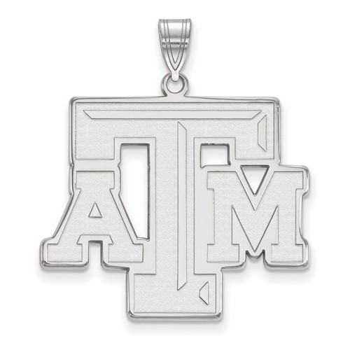 Texas A&M University Aggies XL Pendant in Sterling Silver 5.45 gr
